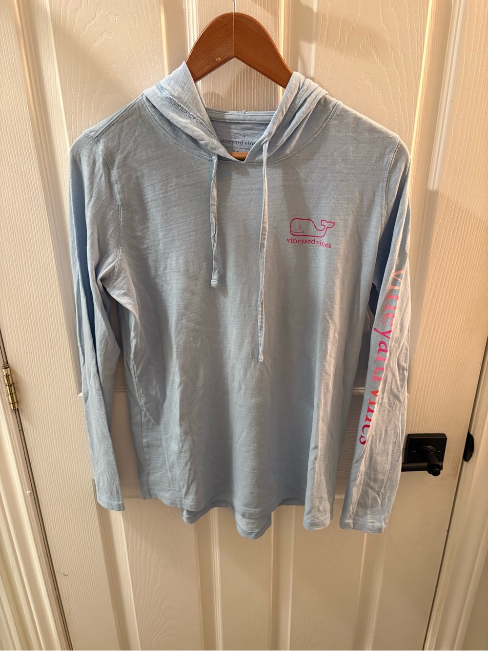 Vineyard Vines Light Blue Tee with Blue Logo